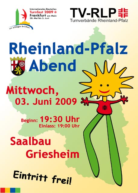 Flyer RLP-Abend Deutsches Turnfest 2009